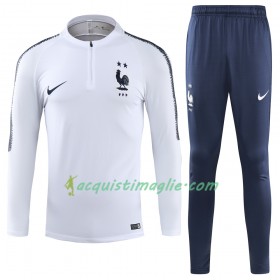 Francuska 2 Stars Tute Felpe da Allenamento Bianco 2018